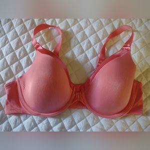 Vanity Fair Front Close Wire Bra 40C Coral